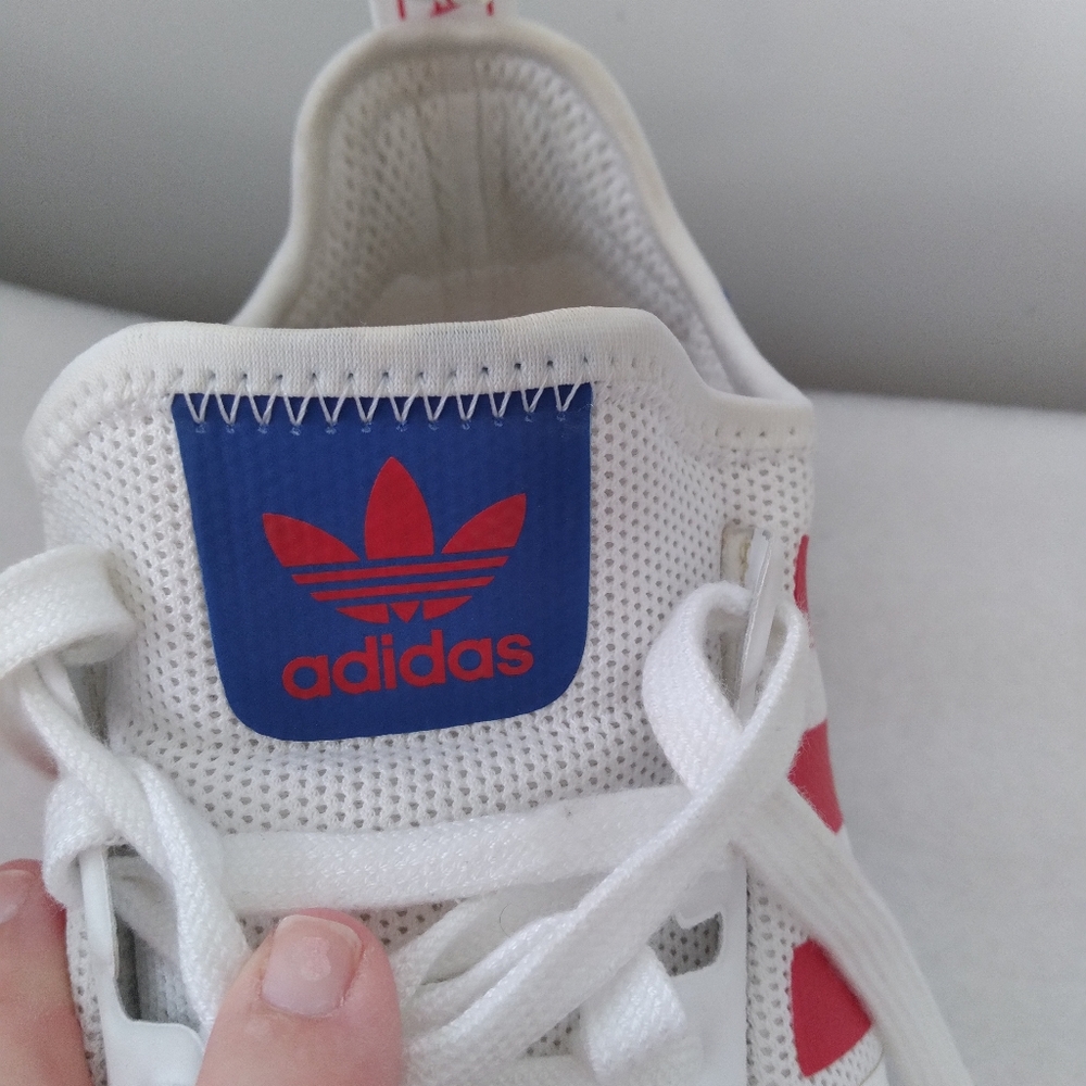 COPY - New W/O Box! Mens Adidas NMD R1 Americana White Blue Red Sneakers Size 9… - Picture 6 of 16